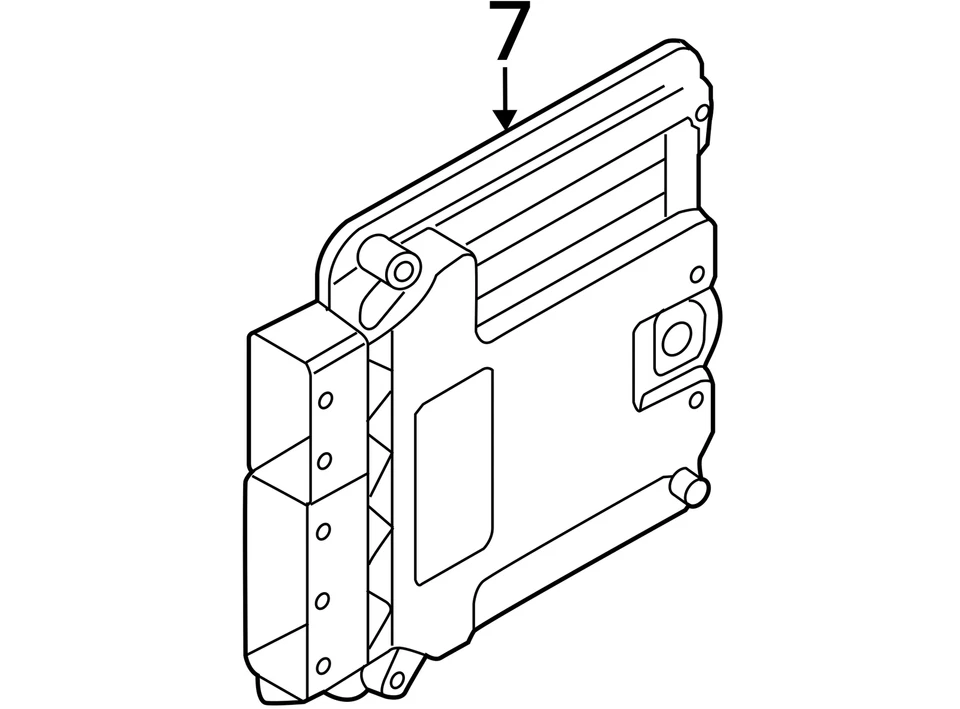 Engine ECM Electronic Control Module 1.8L Fits 16 AUDI A3 2617650 Foto 4 de 4