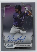 2019 Bowman Sterling Prospect Auto Vince Fernandez #BSPA-VF Auto 0zg4