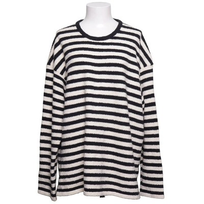 Arket, Strickpullover, Größe: L, Schwarz/Weiß, Baumwolle/Elasthan/Polyester #dgu