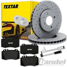 TEXTAR BREMSSCHEIBEN + BELÄGE VORNE für MERCEDES C-KLASSE W203 S203 + SLK R171 TEXTAR BREMSSCHEIBEN + BELÄGE VORNE für MERCEDES C-KLASSE W203 S203 + SLK R171