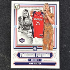 Panini 2025 Donruss Franchise Features Press Proof Rookie Kiki Iriafen Mystics …