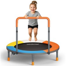 3FT Toddler Trampoline for Kids Ages 1-6, 36" Foldable Mini Trampoline with A...