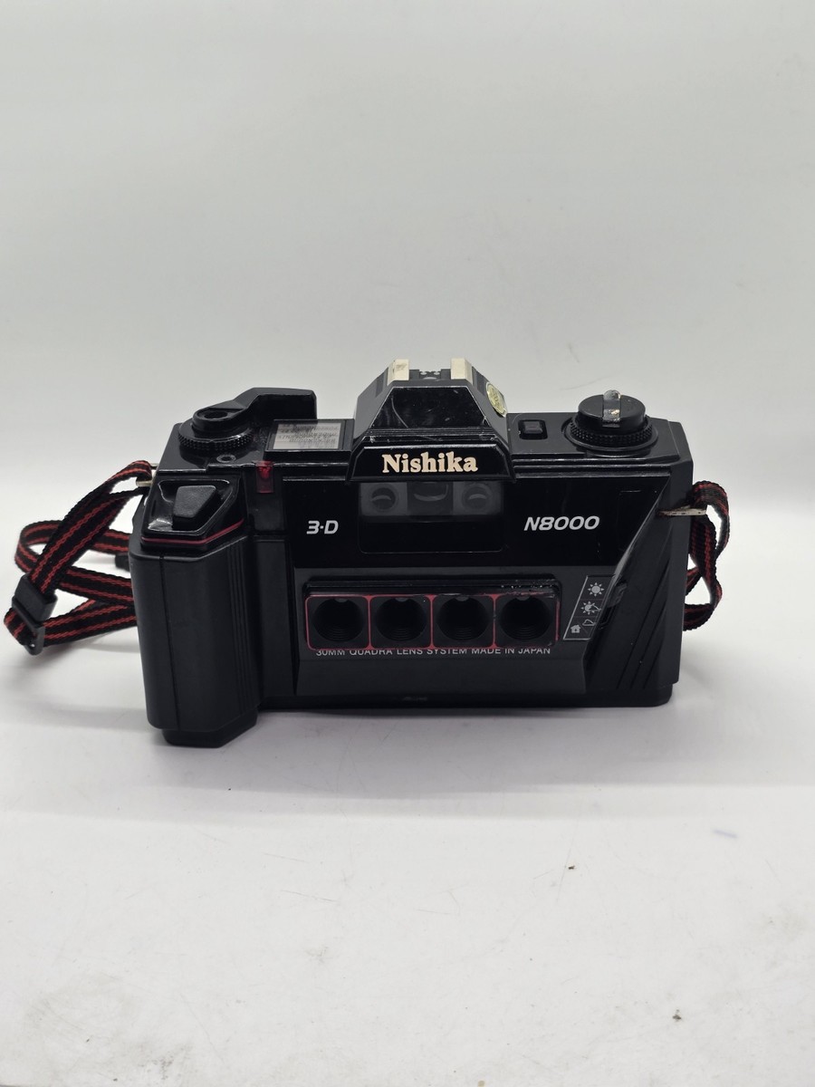 Vintage Nishika N8000 3D 35mm Stereo Quadra Lens Film Camera | eBay