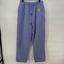 Vintage Warner Bros Studio Store Tweety Sweatpants Purple Fleece Joggers Size S