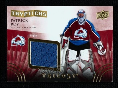 2014-15 Upper Deck Trilogy Tryptichs Jerseys 186/250 Patrick Roy #T-AVS1 HOF h1f