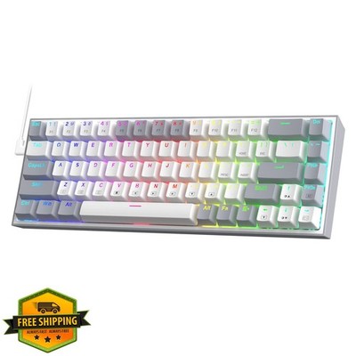 Redragon K631 65% White Grey Wired Keyboard