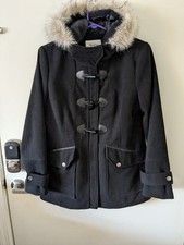 July 4'th Sale $18.00  Marilyn & Me Dress to Impress Junior L Black Hood Coat