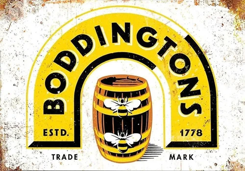 Boddingtons Beer Vintage Tin Metal Signs Home Décor 8x12 Wall Metal Tin Sign