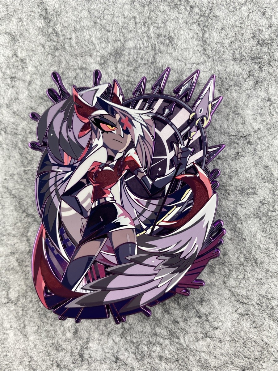 Hazbin Hotel Vaggie Purple Chrome Enamel Pin HunterFlowerPin | eBay