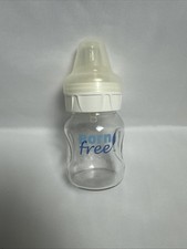 Born Free Glass Baby Bottle 9oz Wide Neck BPA Free Anti-Colic Silicone Nipple