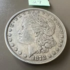 Morgan Silver Dollar $1 Coin 1878 Circulated 0.9 Fineness Silver