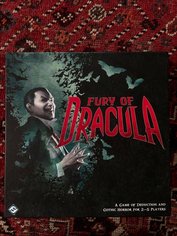 Fury of Dracula 3rd Edition Board Game – Unpunched Tokens – Never Played