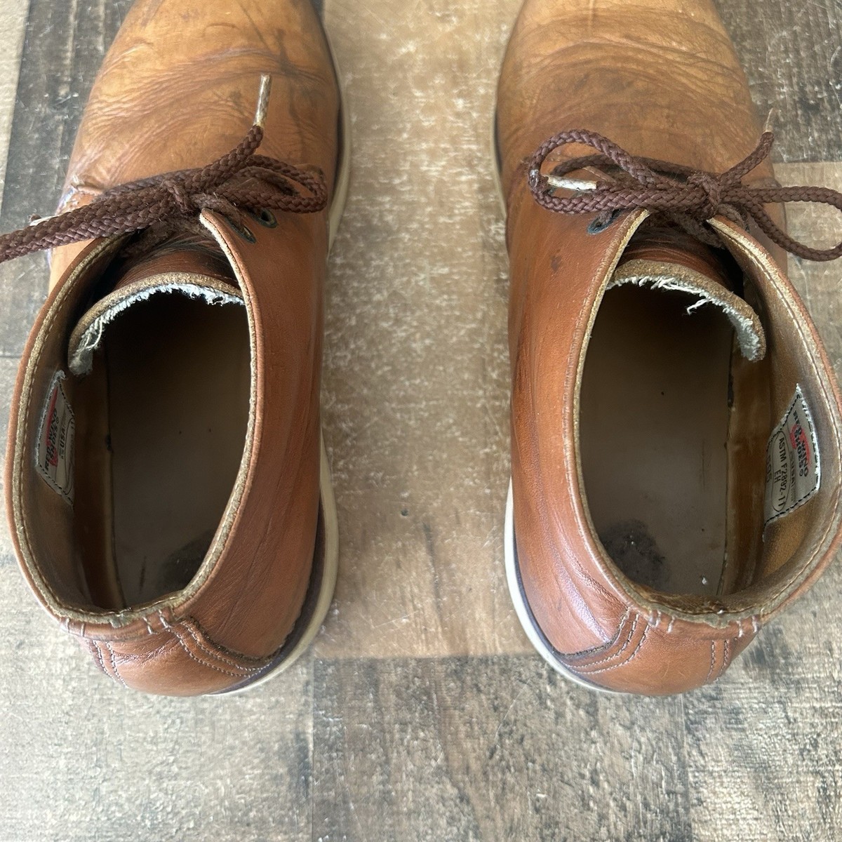 Red Wing 595 Chukka Leather Lace Up Work Boots Mens 13 D Shop the Work Chukka 595 | Official Red Wing Shoes Online Store main image 3