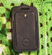 Filson Replacement Leather Luggage Tag Brown USA