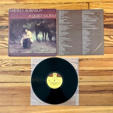Smokey Robinson: A Quiet Storm LP Vinyl US Tamla Motown 1975 OG Pressing NM/VG+