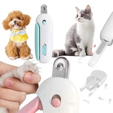 Cat/Dog Nail Clipper with Built-In Guard  Nail File - No Mess Trimmer
