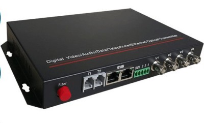 Video/Ethernet/RS232 data over Fiber optic media converter TX/RX singlemode 20Km