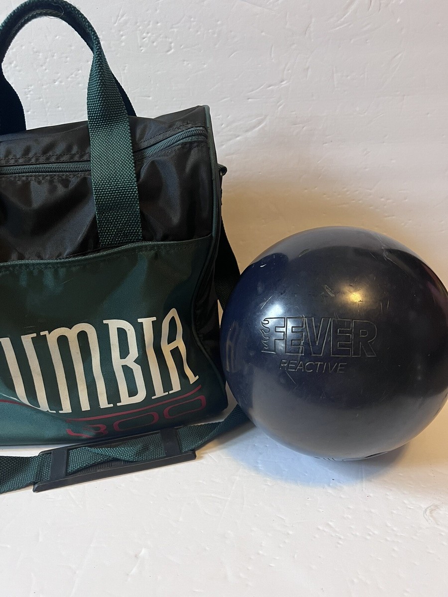Vintage Columbia 300 White Dot Bowling Ball 8X100078 w/Bag | eBay