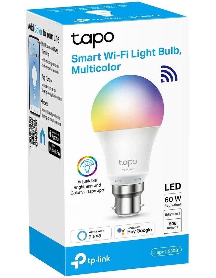 TP-LINK Tapo Now on sale Smart Colour L530B B22 Bulb Ranking TOP17