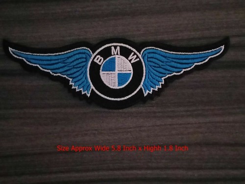 4 pcs BMW Motor Racing Car Motorcycles Bike embroidered patch Iron or Sew on - Picture 2 of 5