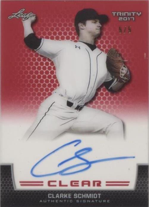 2017 Leaf Trinity - Clarke Schmidt #CA-CS2 - 1 of 1