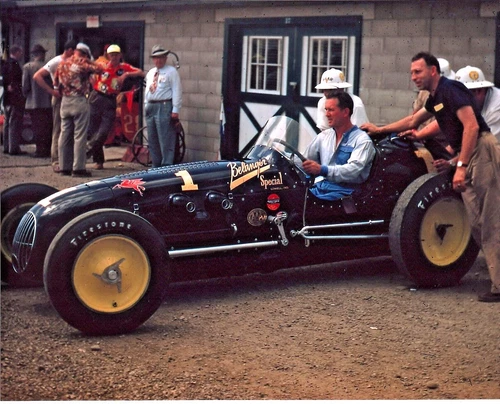 DUANE CARTER BELANGER SPECIAL 1952 INDY 500 8 X 10 PHOTO