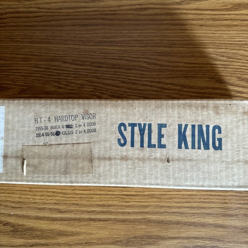 Vintage Style King Rain Shade Side Roof Visor 55-56 Buick 54-55-56 Olds NOS - Picture 3 of 9