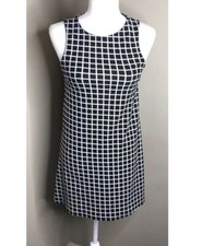 GINGER G. Vintage Dress Black/White Womens size Small