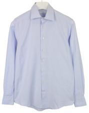 SUITSUPPLY Custom Made Slim Fit Formal Shirt Men's 37 / 14 1/2 Pinstriped