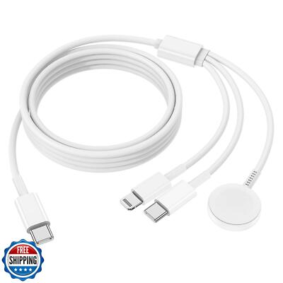 QZIIW Apple Watch Charger,Apple iWatch Magnetic Fast Charger to USB C Cable,3