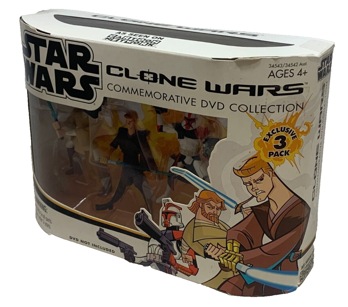 Star Wars Clone Wars SITH ATTACK & JEDI FORCE PACK DVD Collection