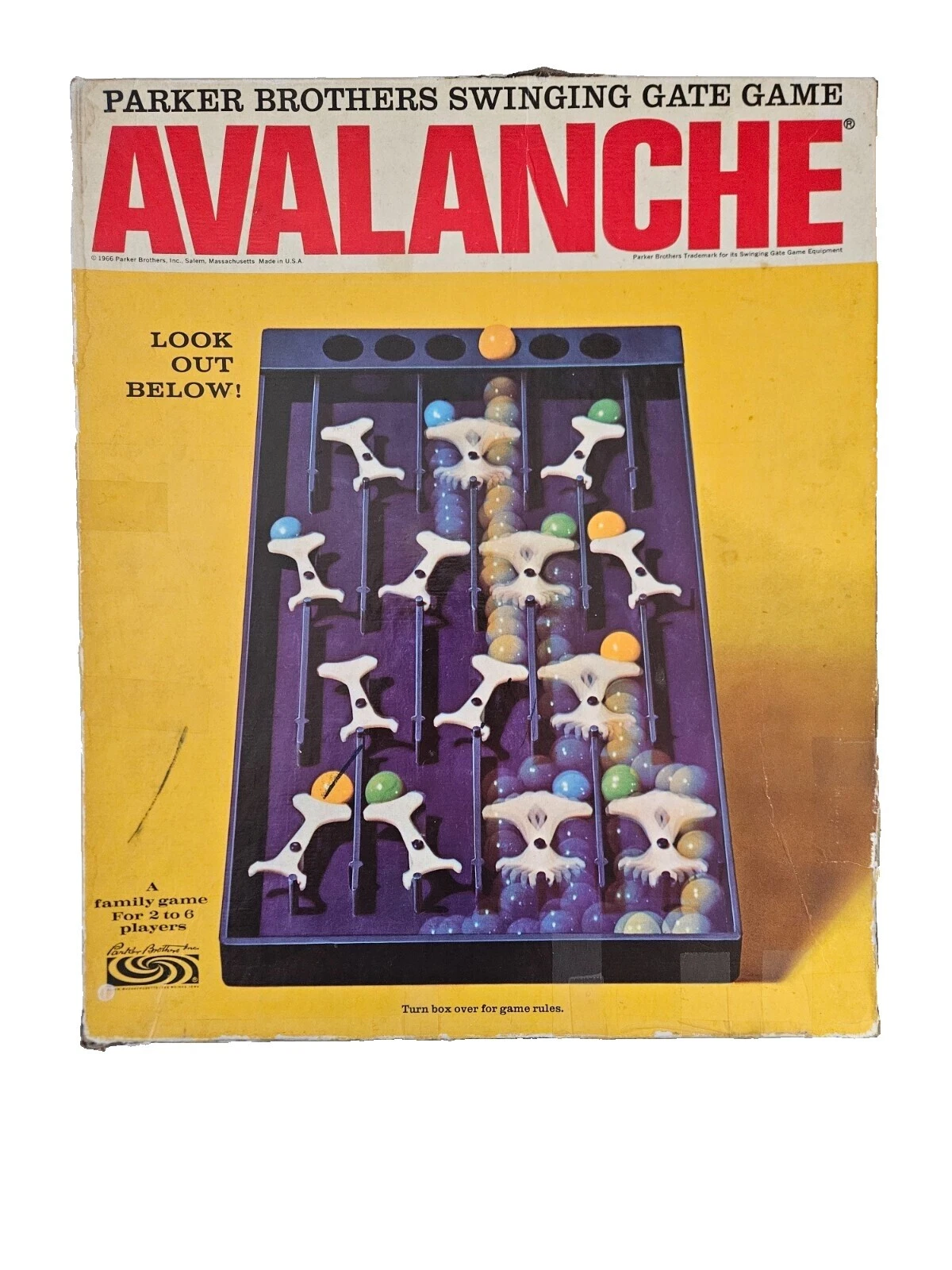 Fabricación de colección Parker Brothers 1966 Juegos de mesa y tradicionales