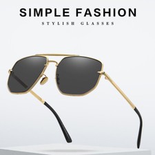 Silver Black with Vintage Sunglasses for Men for sale