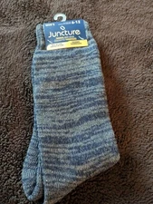 Juncture Men's Soft Breathable Thermal Boot Socks Navy/Gray Size: 6-12 Save$💰💰