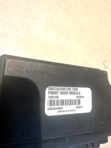 2006-07 Cadillac CTS Left Front Door Control Module Computer 15251258 OEM - Picture 2 of 5