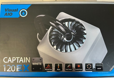 Gamerstorm CAPTAIN 240EX Wasser Flüssig CPU Kühler 120mm AIO System Kühlung WEISS