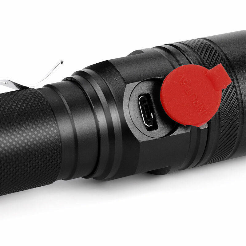 Super Bright Tactical LED Flashlight Torch Small Handheld Light Rechargeable - Picture 12 of 12