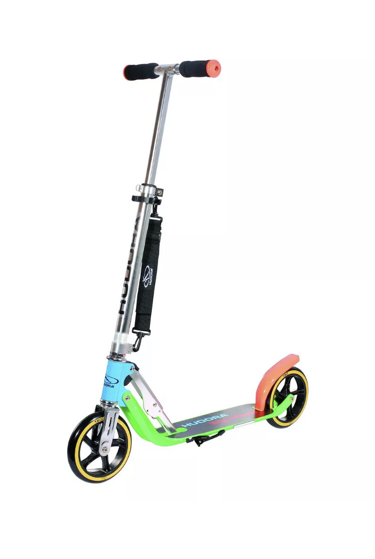 HUDORA Big Wheel 180 Foldable Kick Scooter Height Adjustable