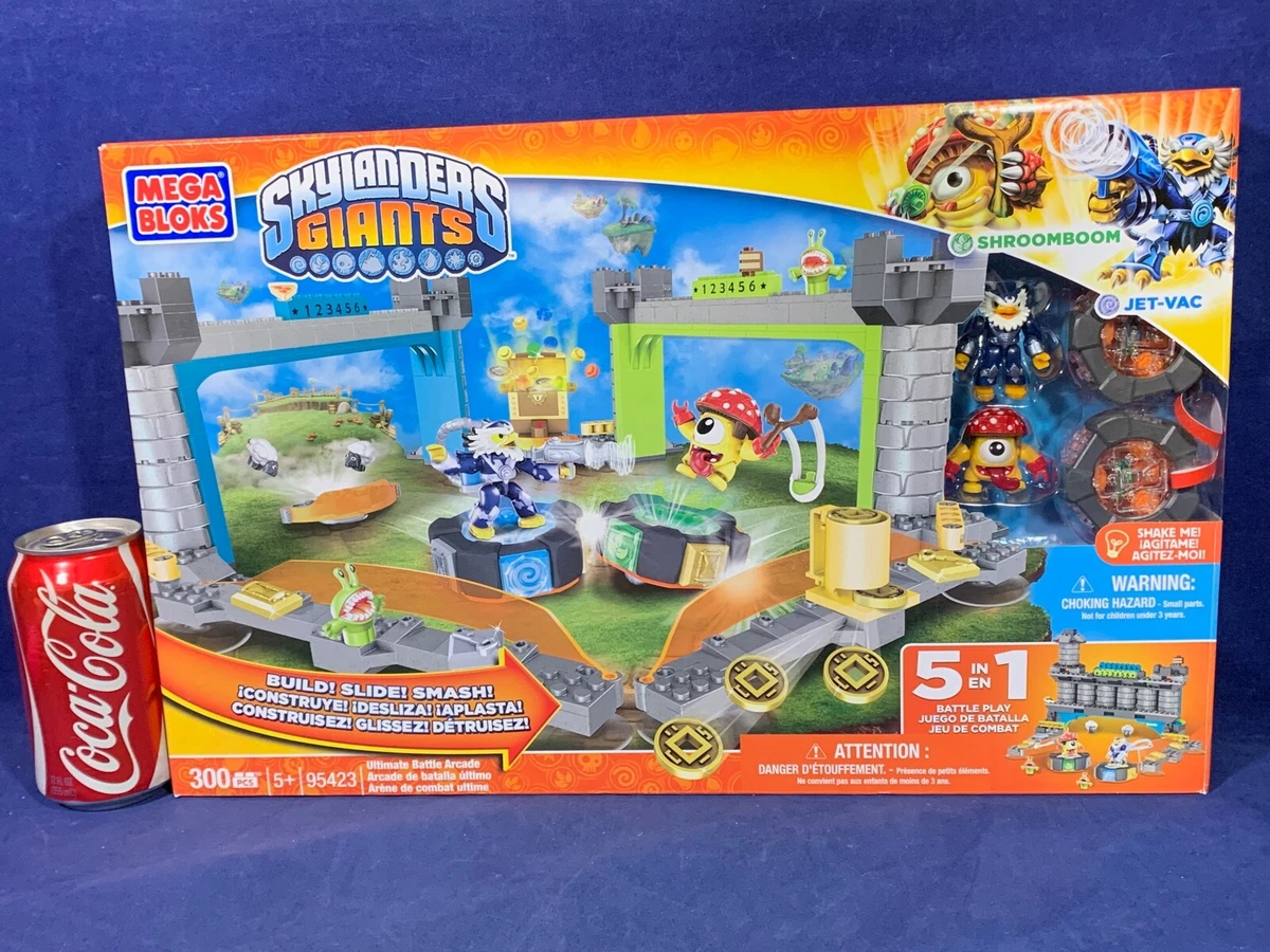 3 SKYLANDERS GIANTS Mega Bloks Sets BATTLE ARCADE Sky Turret 95423