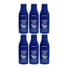6 Pack Nivea Essentially Enriched Rich Body Lotion 8.4 oz Almond Oil Dry Skin