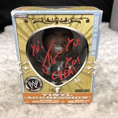 WWE Vinyl Aggression Series 6 JTG Signed Autograph Figure Cryme Tyme NO COA