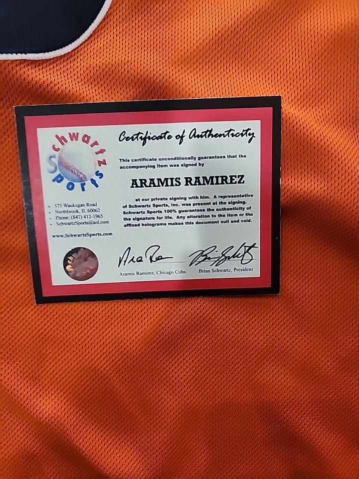 Aramis Ramirez Autographed Signed 2005 All Star Jersey With COA - Image 3 of 4