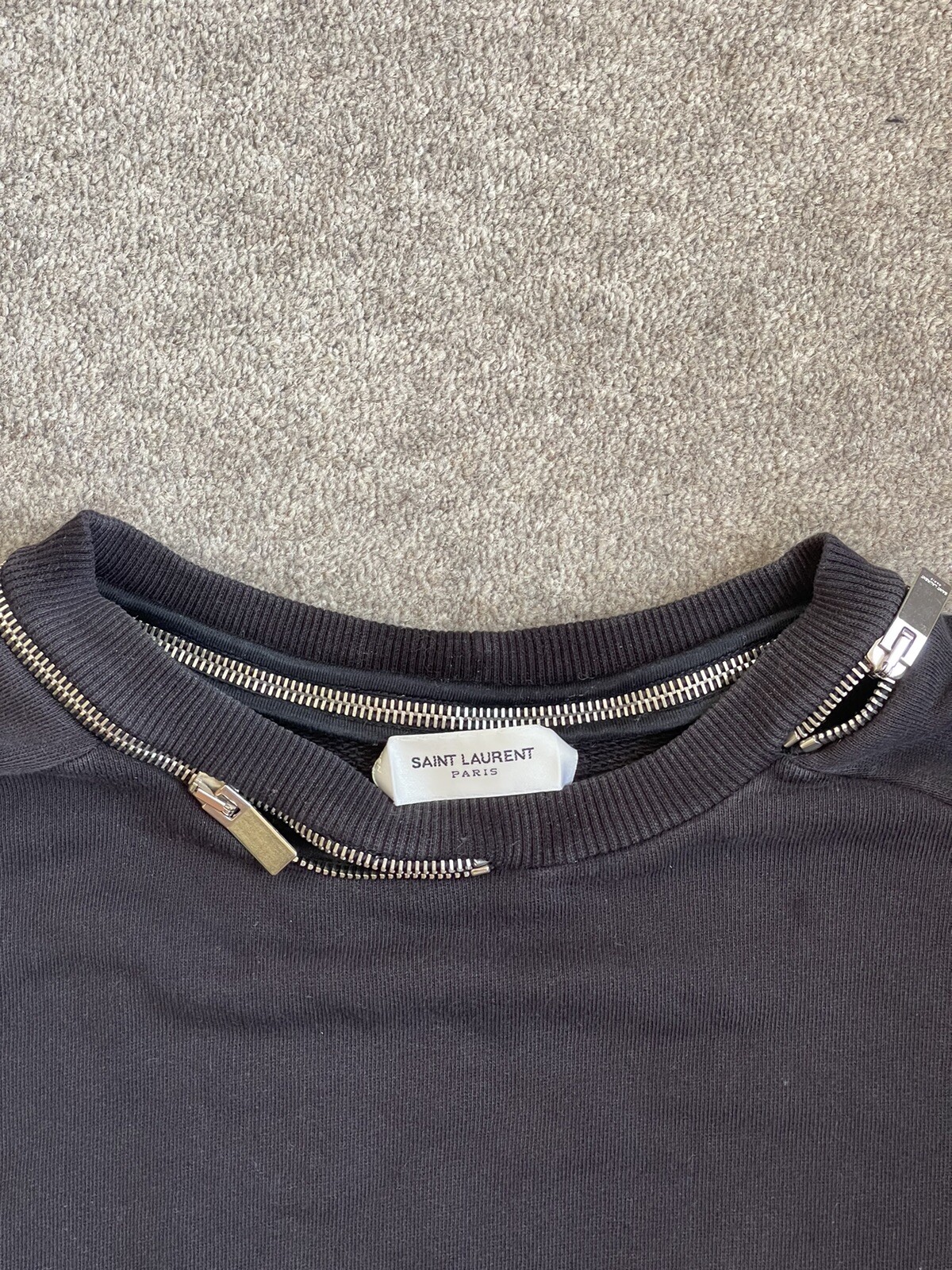 Maglione nero Saint Laurent taglia S