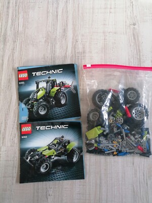 Lego Technik 9393 Traktor mit Pflugwerkzeug 