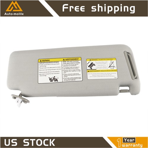 Driver Side Sun Visor Cloth 74320-35A91-B1 Light Gray For 2010-22 Toyota 4runner - Picture 2 of 11
