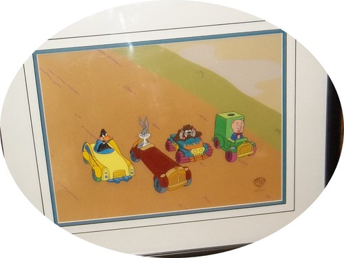 Warner Bros. Race Cars Animazione Cel Creato per McDonald's Commercial "THIS WAY" - Foto 9 di 10