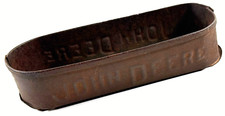 Antique John Deere Tractor Toolbox Tray Advertising Tool Box