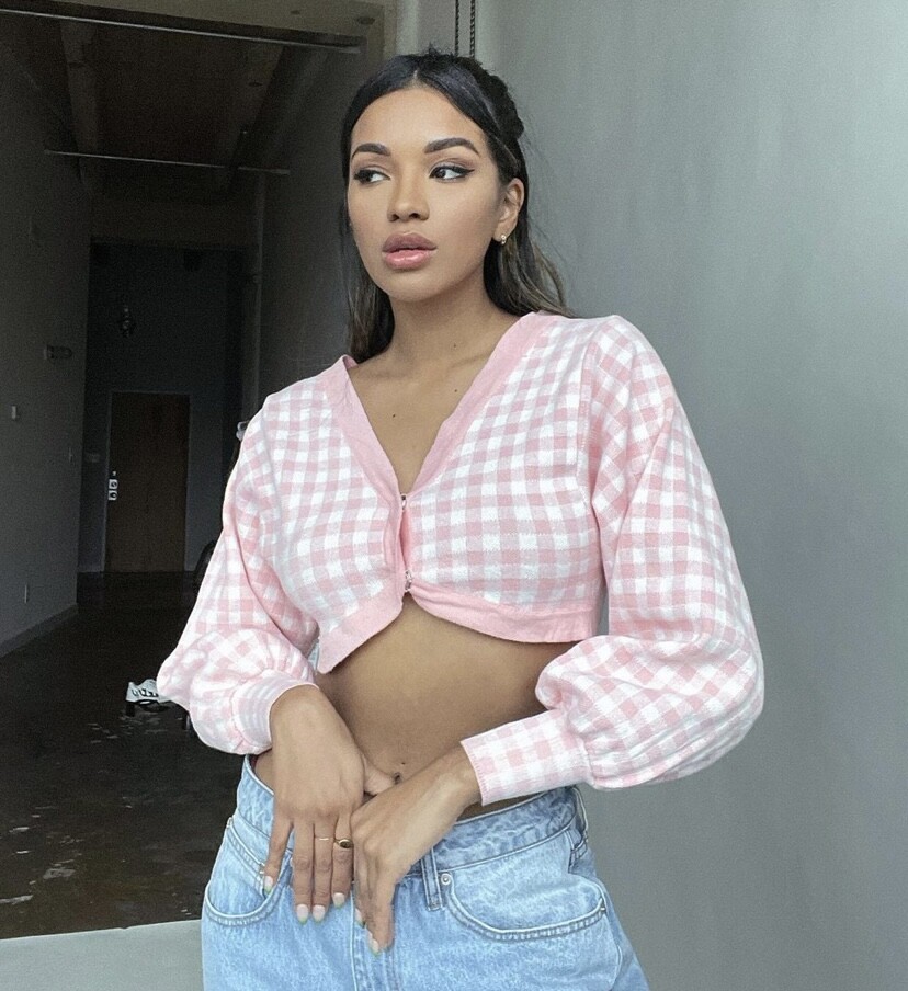 Womens Sweaters Princess Polly Pink Cardigan Lyric Cropped