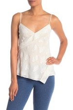 Theory C2. Silk Blend Crossover Camisole Tank Sz S 275 NWT