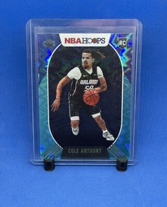 Cole Anthony 2020-21 Hoops Teal Explosion RC